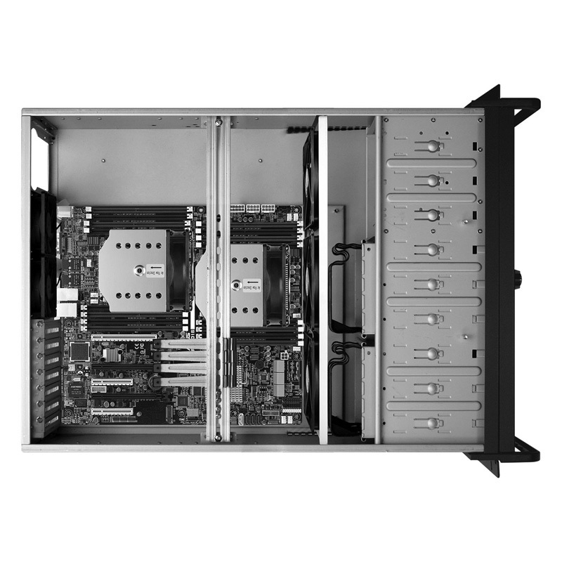 کیس کامپیوتر گرین مدل Green G600-4U Rackmount Case