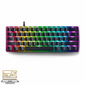 کیبورد گیمینگ ریزر Razer Huntsman Mini Red Switch مشکی 60% با کلیدهای نوری Red Switch خاموش و نورپردازی RGB