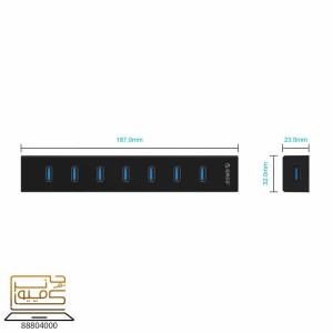 خرید هاب USB 3.0 اوریکو ORICO H7013-U3-V1 از کامپیوترچی