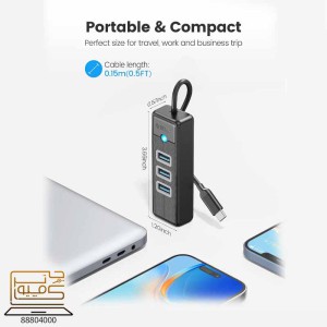 خرید هاب USB-C اوریکو ORICO PW3UR-C3 05 از کامپیوترچی