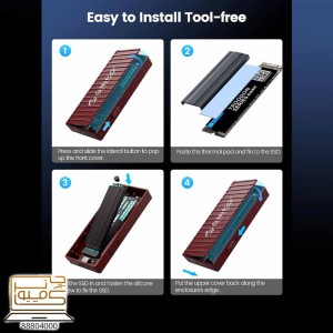 خرید باکس SSD اوریکو ORICO 9610-C3 M.2 NVMe از کامپیوترچی