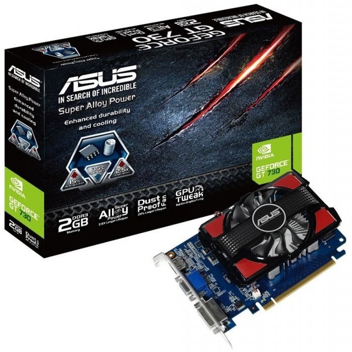 ASUS GT 730 2GB 128BIT D3 گرافیک ایسوس — تصویر ۲